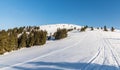 Veterne hill in winter Mala Fatra mountains in Slovakia Royalty Free Stock Photo