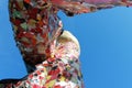 Vetri colorati nel paese di capalbio in toscana Royalty Free Stock Photo