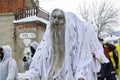 VEVCANI, MACEDONIA - 13 JANUARY , 2019: General atomosphere with dressed up participants at an annual Vevcani Carnival, in