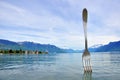 Vevey fork sculpture