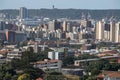 Vew of Buildings in Central Durban with Bluff in Background