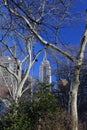 View of the Empire State Building. New York City, NY, USA Royalty Free Stock Photo