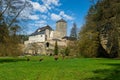 Vew of Kost - gothic castle in Bohemian paradise Royalty Free Stock Photo