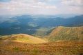 Vew from the top of the mountain Hoverla Royalty Free Stock Photo