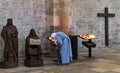 Nun in Church of Vezelay