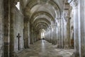 People visiting the Benedictine abbey church of Vezelay, France