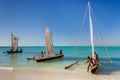 Vezo boatmen Royalty Free Stock Photo