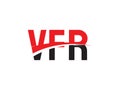 VFR Letter Initial Logo Design Vector Illustration Royalty Free Stock Photo