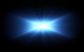 VFX Glow lighting effect star burst, flash energy ray. Creative design template Royalty Free Stock Photo