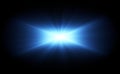 VFX Glow lighting effect star burst, flash energy ray. Creative design template