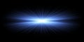 VFX Glow lighting effect star burst, flash energy ray. Creative design template Royalty Free Stock Photo