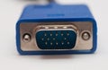 VGA cable on white Royalty Free Stock Photo