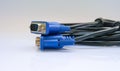 VGA cables Royalty Free Stock Photo