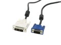 VGA and DVI wires