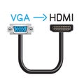 VGA to HDMI hardware interface cable