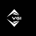 VGI abstract technology logo design on Black background. VGI creative initials letter logo concept Royalty Free Stock Photo