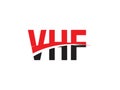 VHF Letter Initial Logo Design Vector Illustration Royalty Free Stock Photo