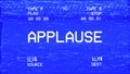 VHS double tape applause