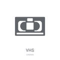 Vhs icon. Trendy Vhs logo concept on white background from Cinema collection Royalty Free Stock Photo