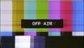 VHS SMPTE color bars off air