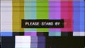 VHS SMPTE color bars please stand by