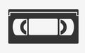 VHS tape Flat Icon Royalty Free Stock Photo