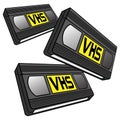 VHS Tapes Royalty Free Stock Photo