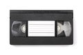 VHS video cassette tape with copyspace Royalty Free Stock Photo