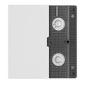 VHS video tape cassette isolated on white background Royalty Free Stock Photo