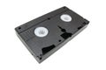 VHS video tape cassette isolated on white background Royalty Free Stock Photo