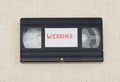 Vhs videotape Royalty Free Stock Photo