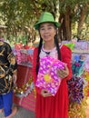 Village Health Volunteer new year party and New Year's gift draw , 5 January 2024 , Buriram Thailand.