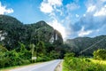 ViÃ¯Â¿Â½ales valley view in Cuba. Unreal nature with lakes, mountain, trees, wildlife. Gorgeus sky.