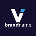 Vi Letter Logo Vector stock template