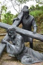 Via bartolino or via crucis in Giulianova Royalty Free Stock Photo