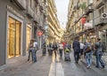 Via Chiaia ,famous street in Napoli