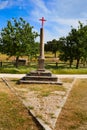 Via de la Plata way cross to Santiago Spain Royalty Free Stock Photo