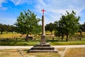 Via de la Plata way cross to Santiago Spain Royalty Free Stock Photo