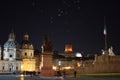 Via dei Fori Imperiali, Rome by night Royalty Free Stock Photo