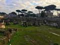 Via dei Fori Imperiali in Rome Royalty Free Stock Photo