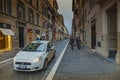 VIA DEL BABUINO ROME ITALY - NOVEMBER 8 : via del babuino street important shopping area between piazza del popolo and spanish ste