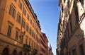 Via Del Balbuno Roman Street Rome Italy Royalty Free Stock Photo