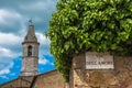 Via dell` Amore or Love Street in Pienza, Tuscany, Italy