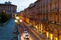 Via dell Indipendenza in Bologna, Italy Royalty Free Stock Photo