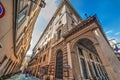 Via della Colonna Antonina in Rome Royalty Free Stock Photo