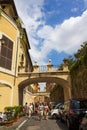 Via della Pilotta street old Rome city Italy