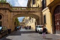 Via della Pilotta street old Rome city Italy