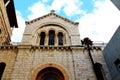 Via Dolorosa. Armenian Catholic Church. The fourth station stop Jesus Christ, who bore his cross to Golgotha . Jerusalem, Israel.