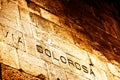 Via Dolorosa in Jerusalem (Jesus road to Calvary o Royalty Free Stock Photo