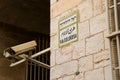 Via dolorosa sign in Jerusalem Old City